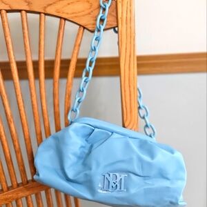 Badgely Minka Light Blue Chain Shoulder Bag